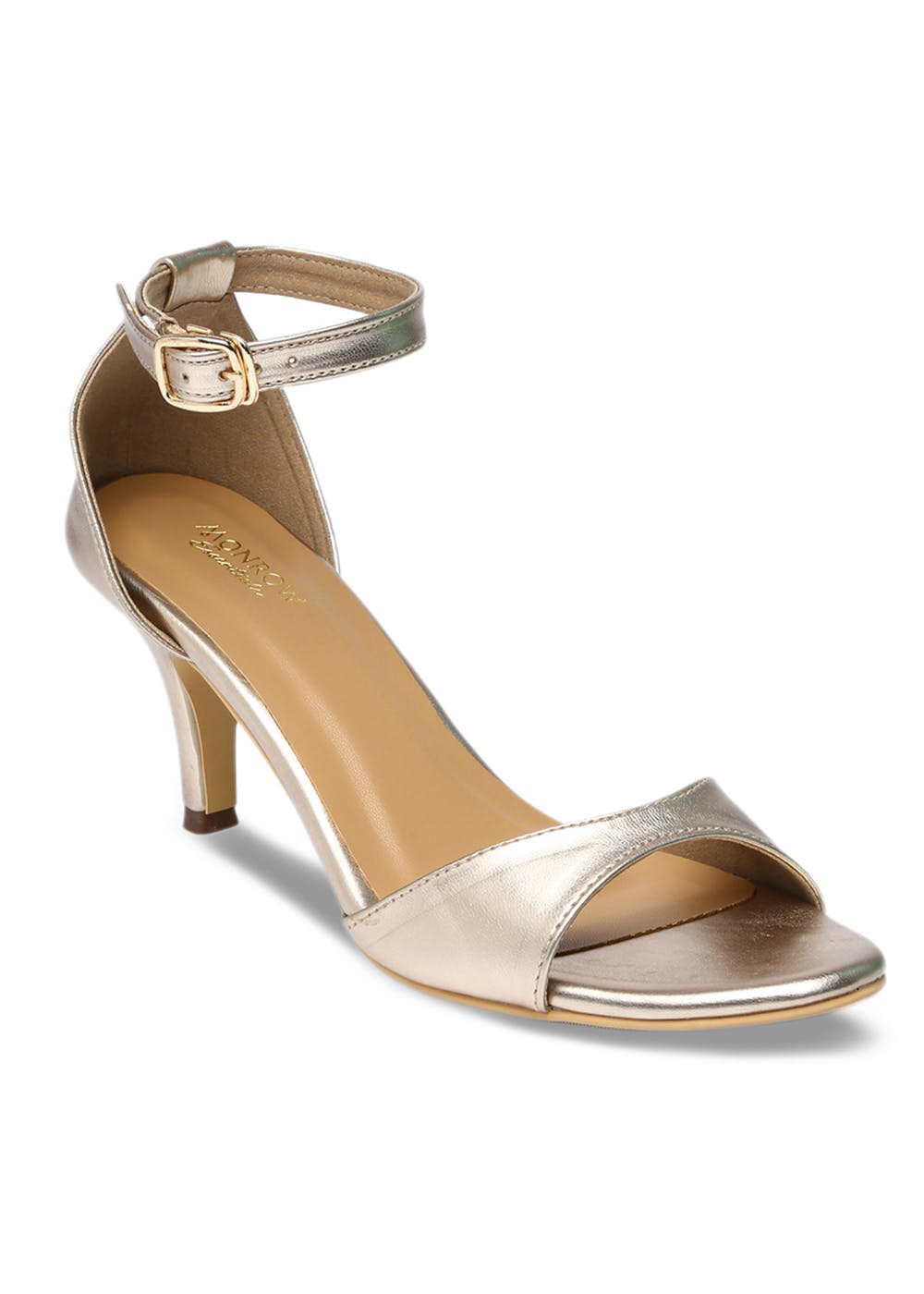 slingback heels gold