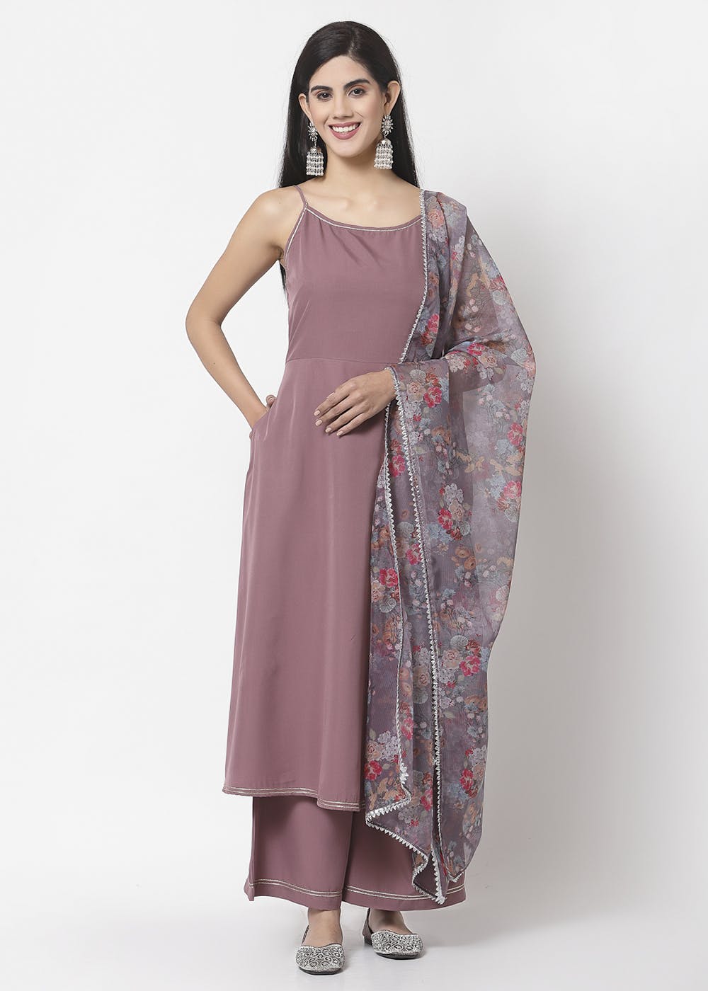 Buy Sleeveless Kurti Set for Women Indo Western Dress Indian Online in  India  Etsy