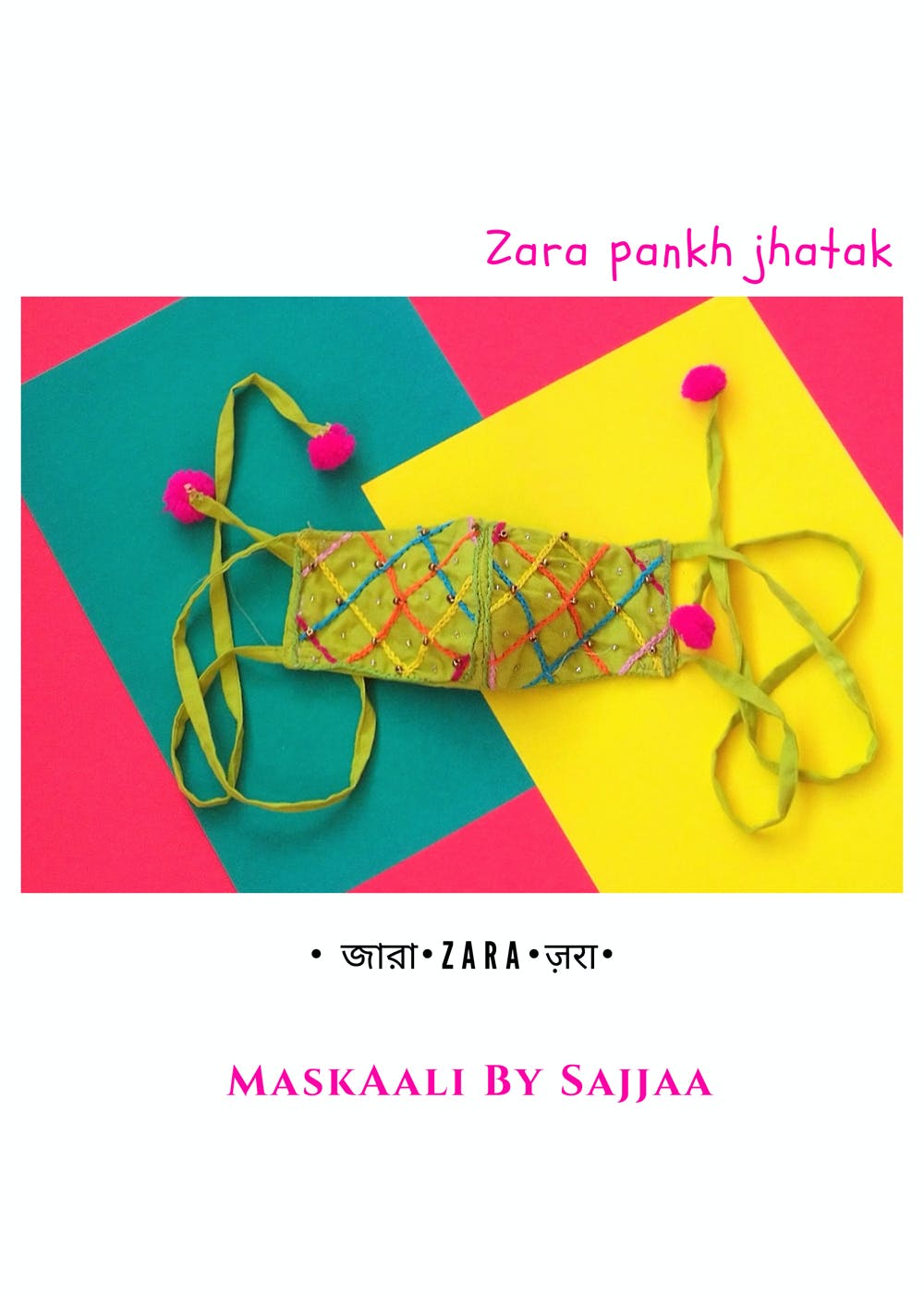 Get Zara Embroidered Face Mask at ₹ 524 LBB Shop