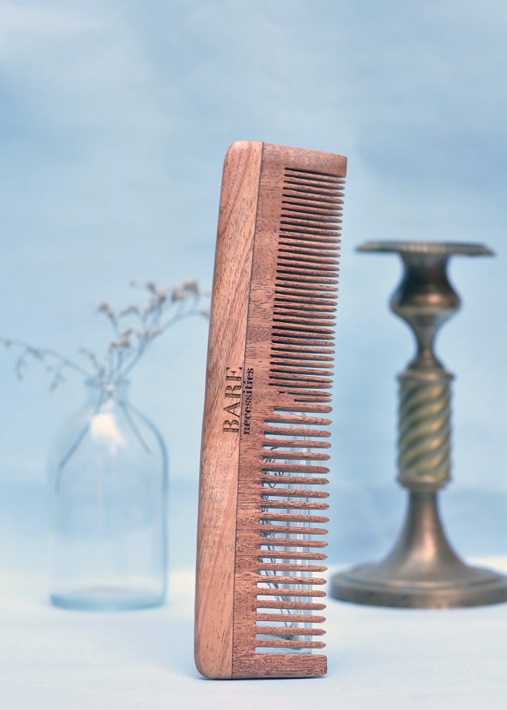 Bare Neem Wood Comb Large