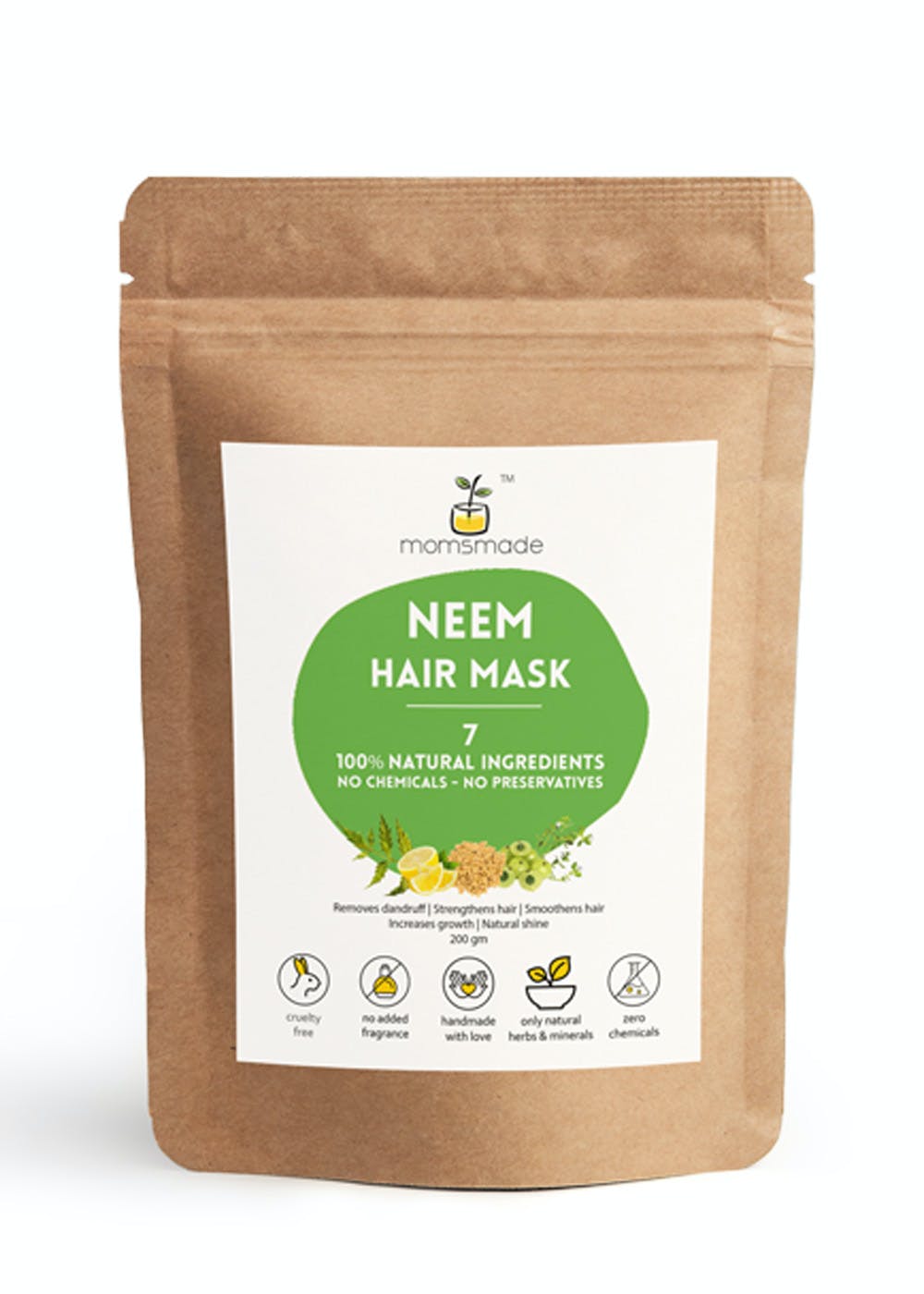 100% Natural Deep Nourishing Neem Hair Mask - 250gm