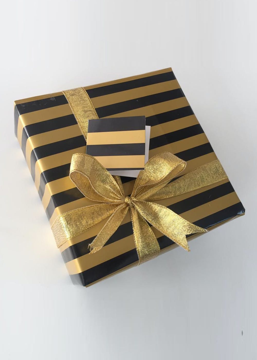 Mew-Veau Metallic Gold and Green Wrapping Paper | Deco Paws