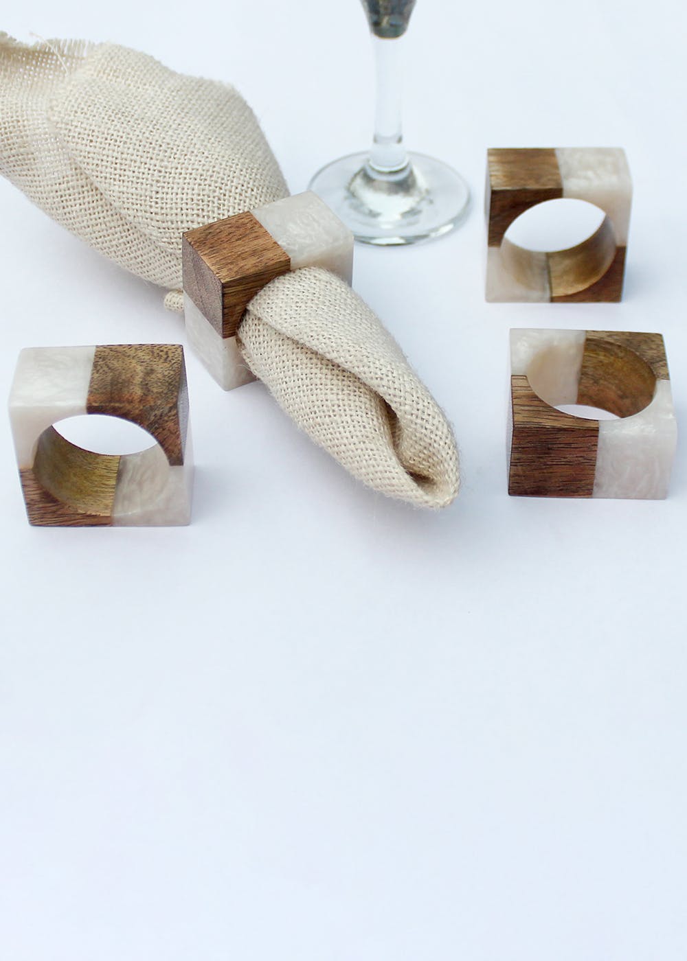Ash Wood Napkin Rings. Napkin Rings. Set of Wooden Napkin Rings. Four Napkin  Ring Set. Wood Napkin Holders. Table Decor. Napkin Holders. - Etsy India