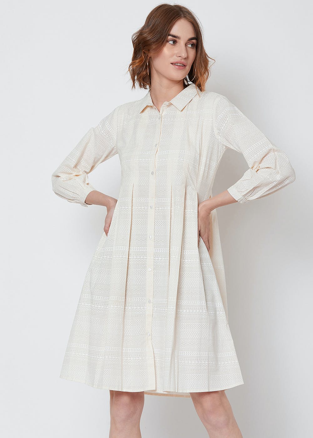 shirt flare dress