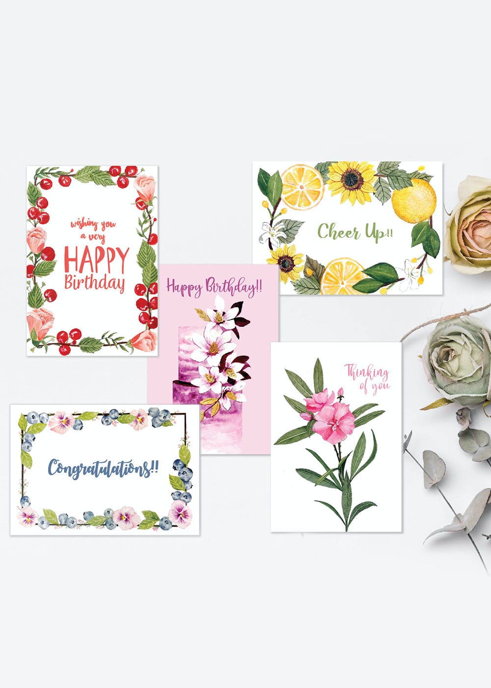 Get Occasions Greeting Card Set Of 5 at ₹ 279 | LBB Shop