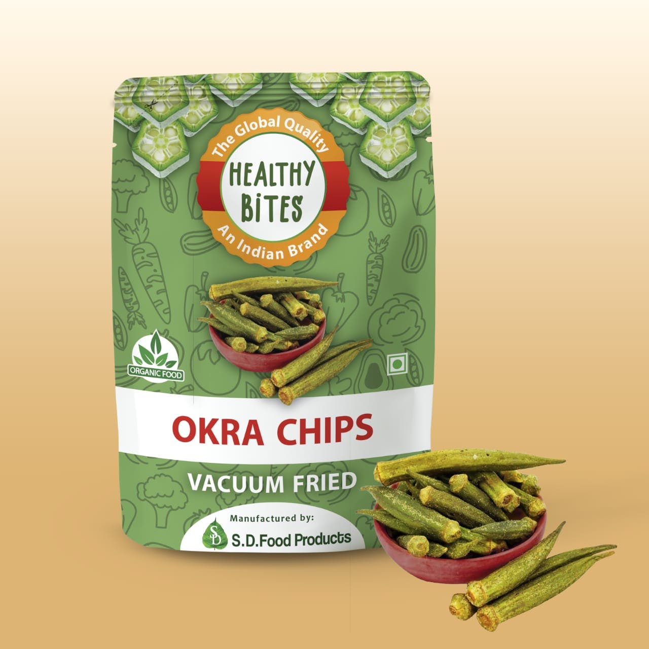 Get Vacuum Fried Okra Chips at ₹ 280 LBB Shop