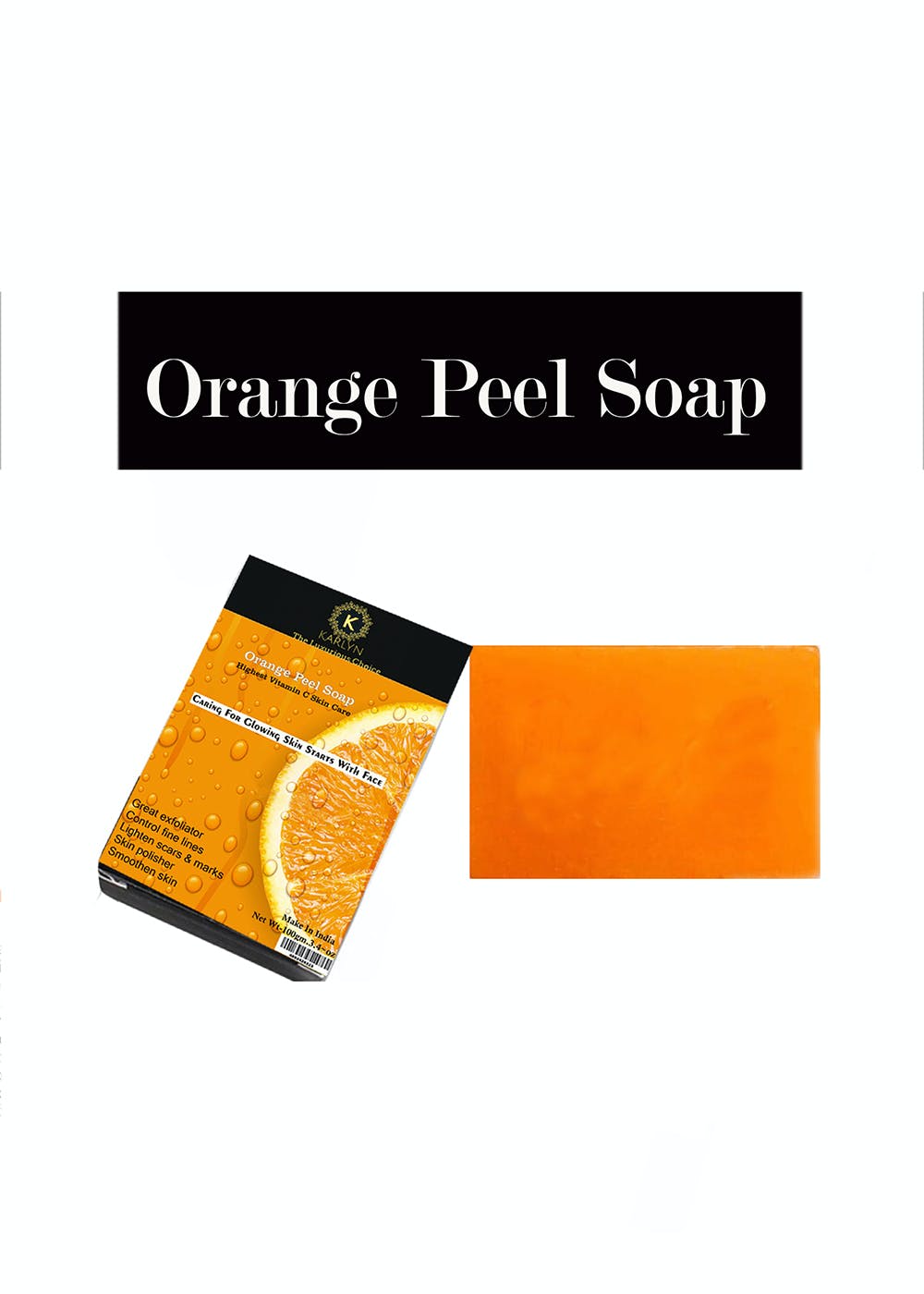  Skin Polisher Orange Peel Soap with Vitamin C - 100gm