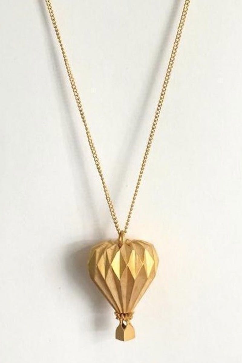 Heart Hot Air Balloon Shape Necklace from Black Diamonds New York