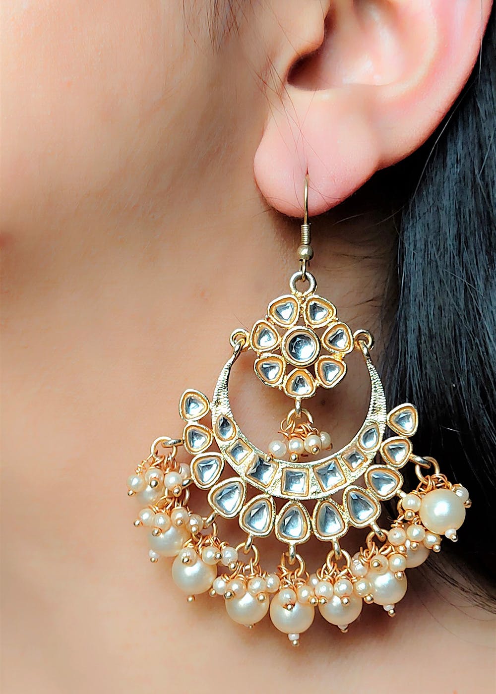 Buy Blue Earrings for Women by Karatcart Online | Ajio.com