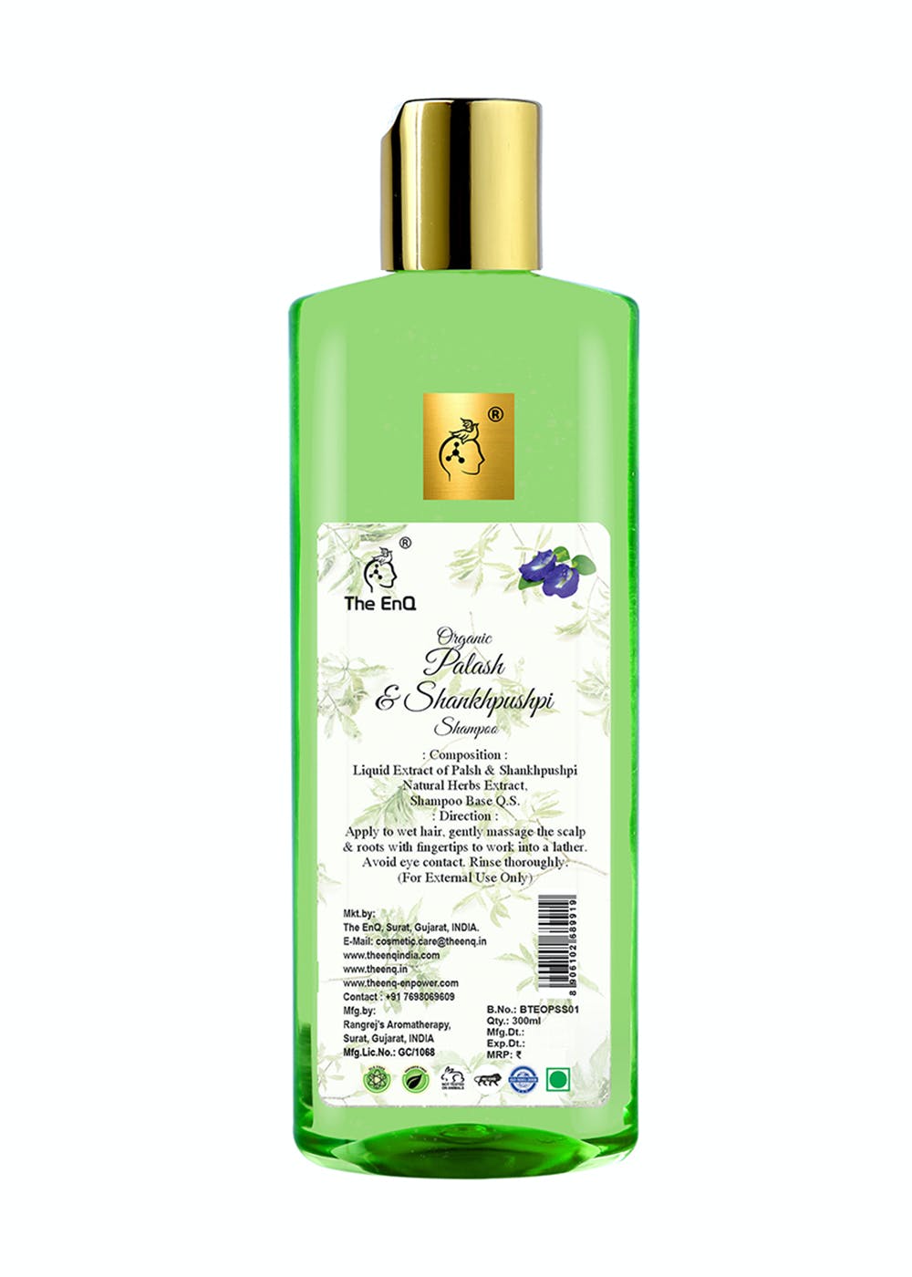 Get Organic Palash & Shankhpushpi Shampoo 300ml at ₹ 490 | LBB Shop
