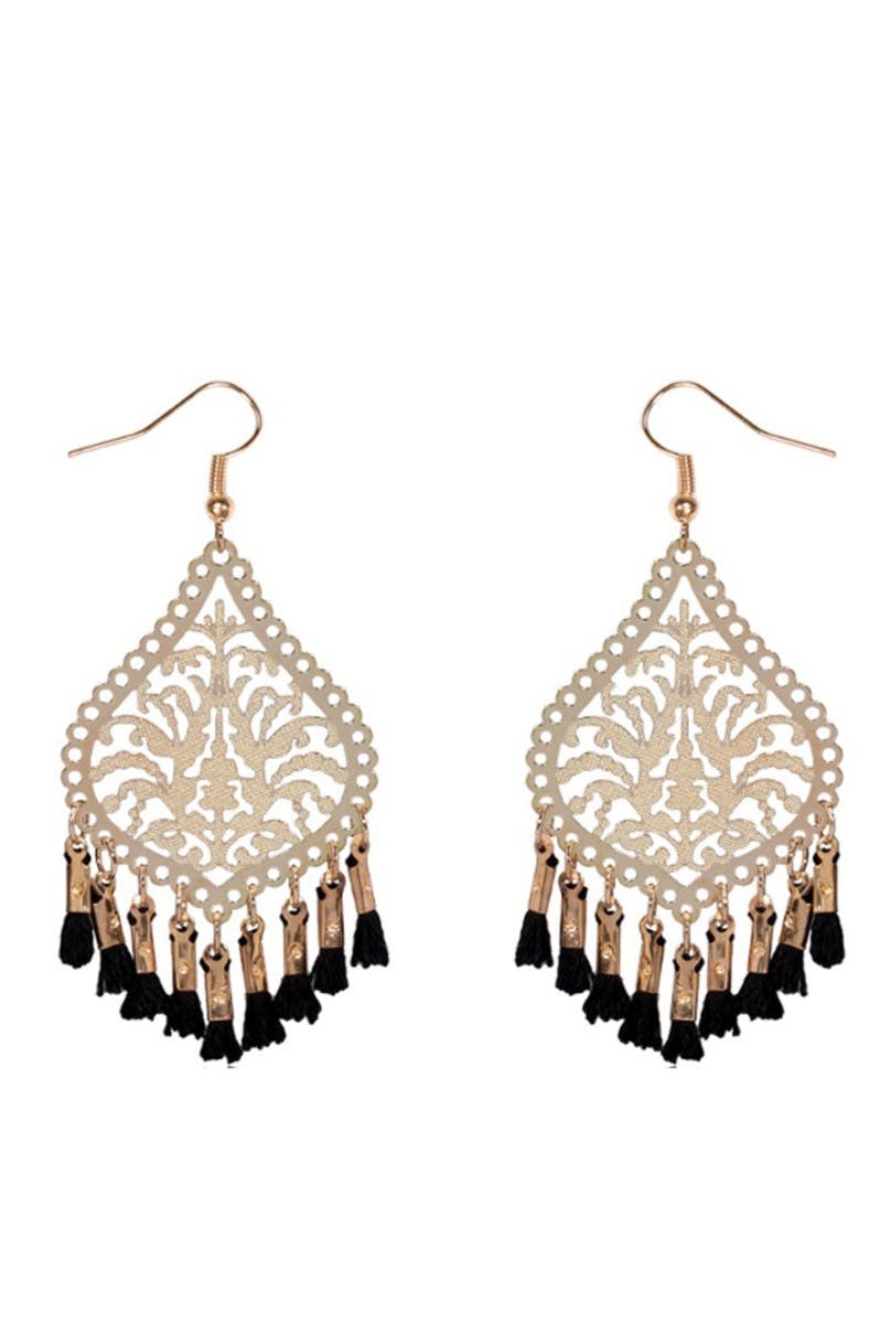 Buy Elegant White Stone Flower Design Stylish Earrings One Gram Gold  Jewellery Online