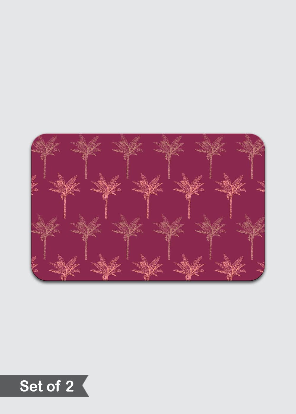 Get Palm Silhouettes MDF Placemat - Set of 2 at ₹ 1500 | LBB Shop
