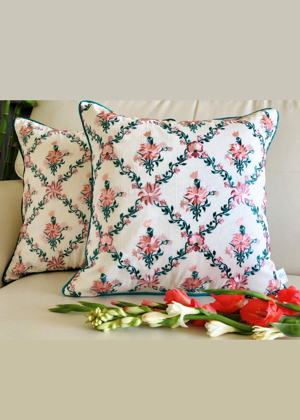 pillow covers teal