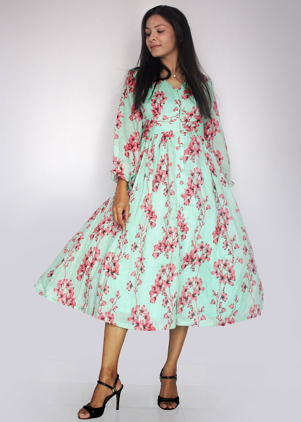 Get Ajrakh Printed Moon Slip Dress at ₹ 3000 | LBB Shop