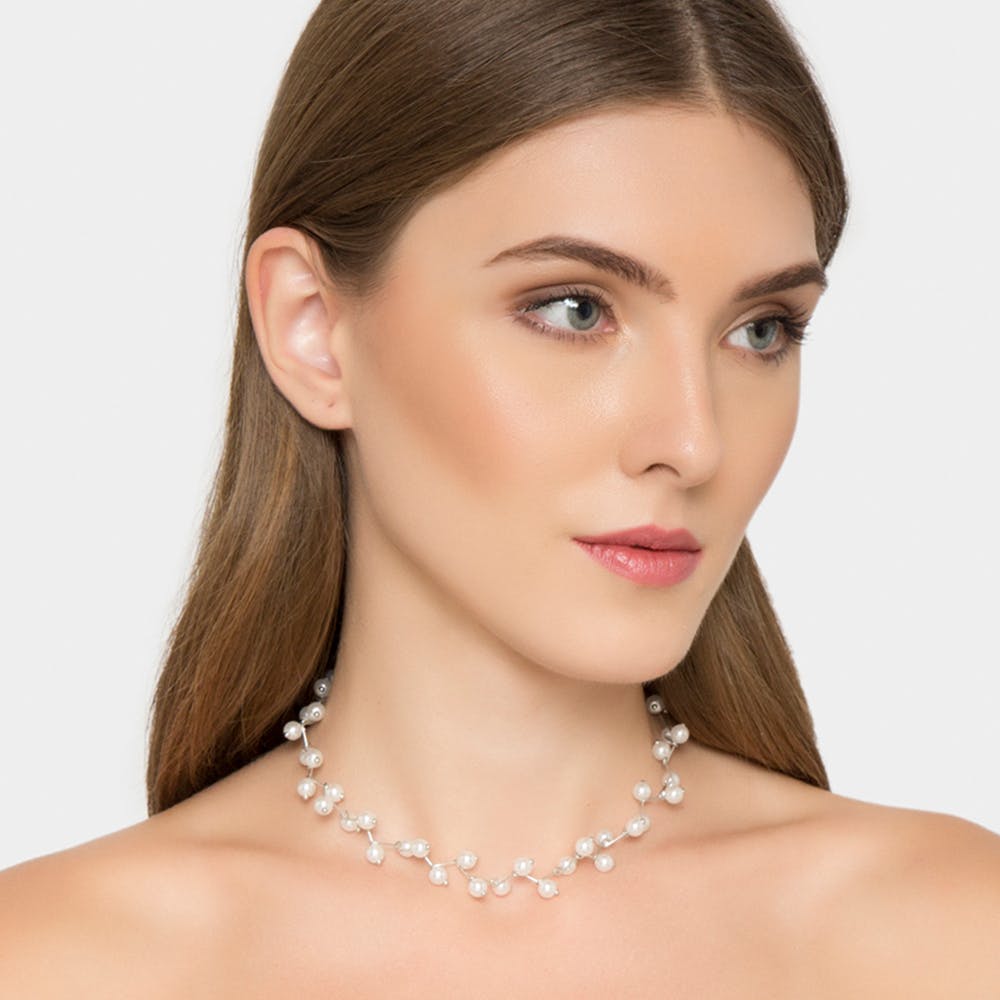 ferosh pearl choker necklace