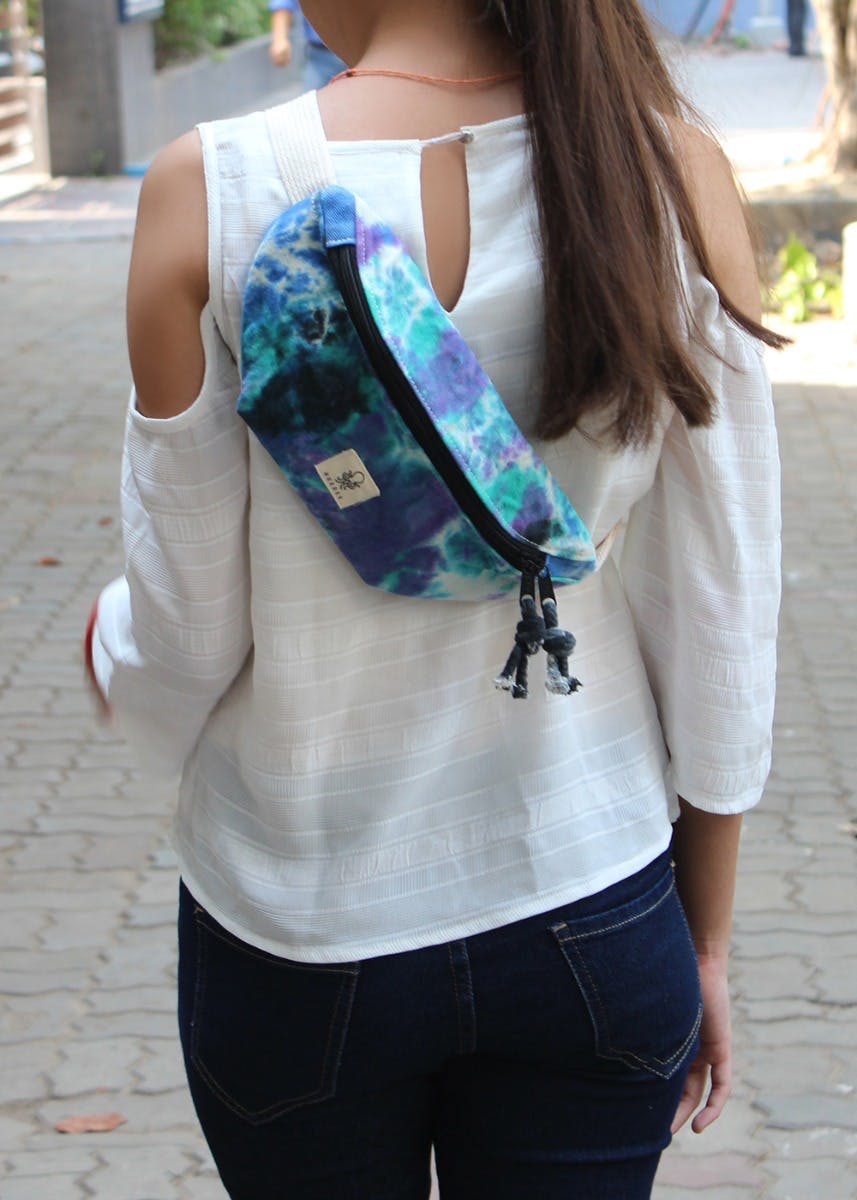 get-handmade-peacock-blue-tie-dye-belt-bag-at-1040-lbb-shop