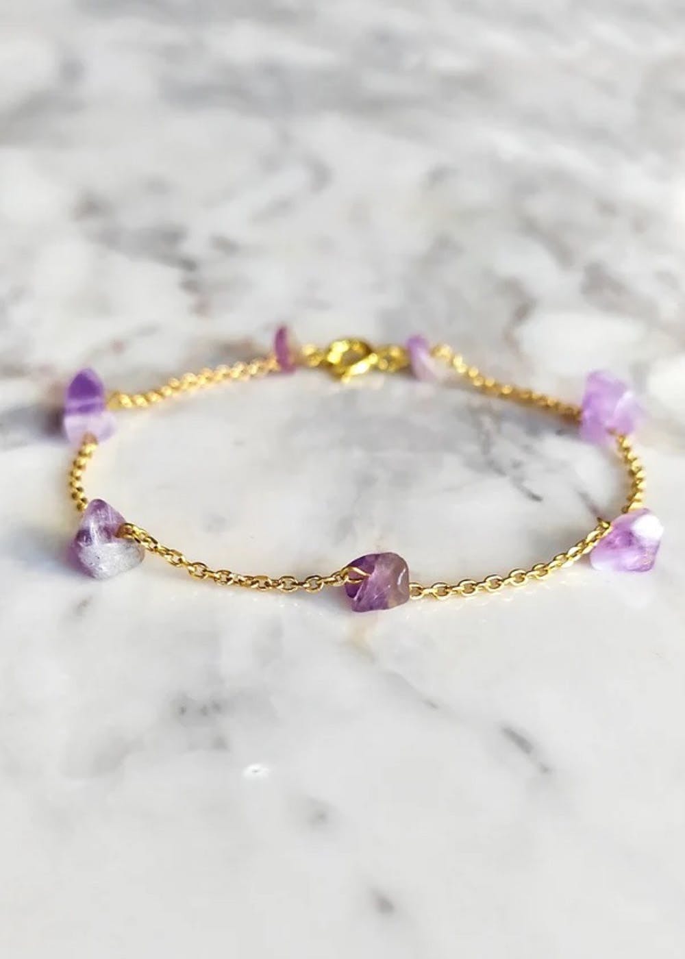 Get Selenophile Raw Amethyst Bracelet at ₹ 900 | LBB Shop