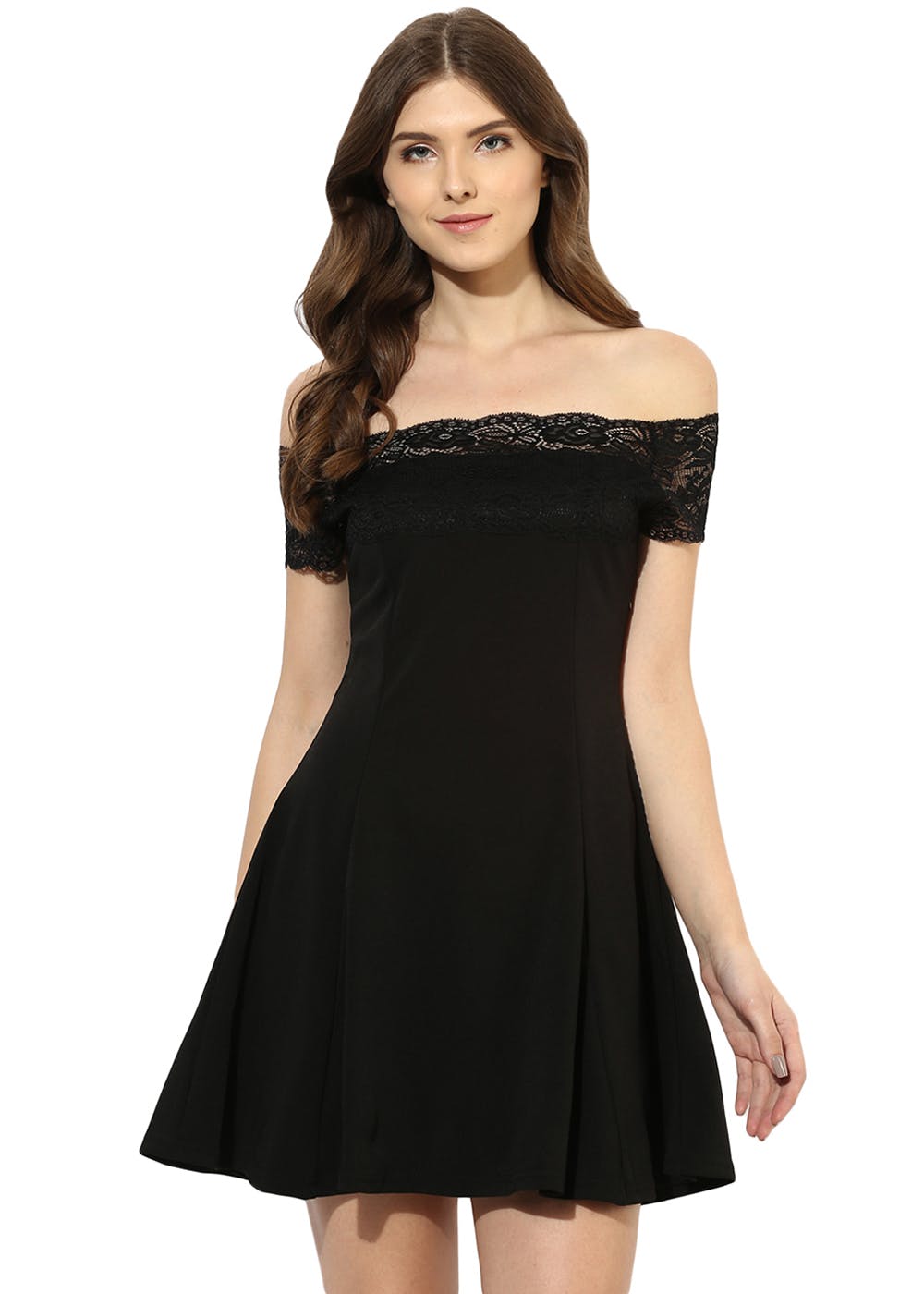Long Skirts, a-Line + Pencil Skirts for Women, Georgette Black a- Line Dress,  Net Black a- Line One Piece Western Dress Women, Stock Image - Image of  attractive, young: 164444009