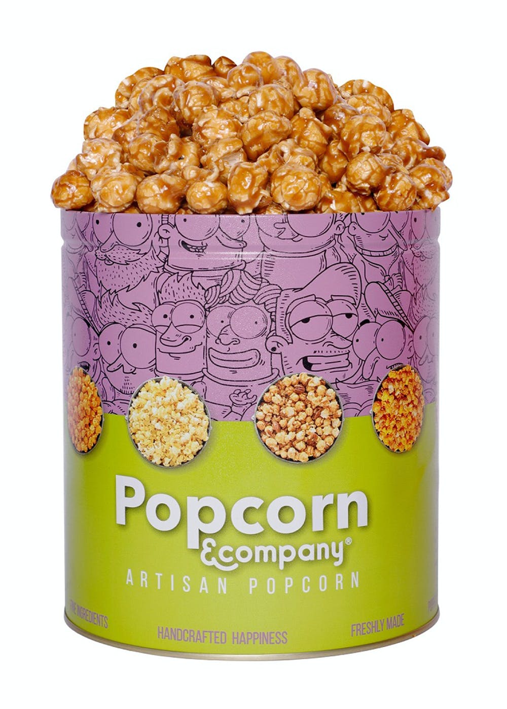 Caramel Krisp Popcorn 600gm (Large Tin)