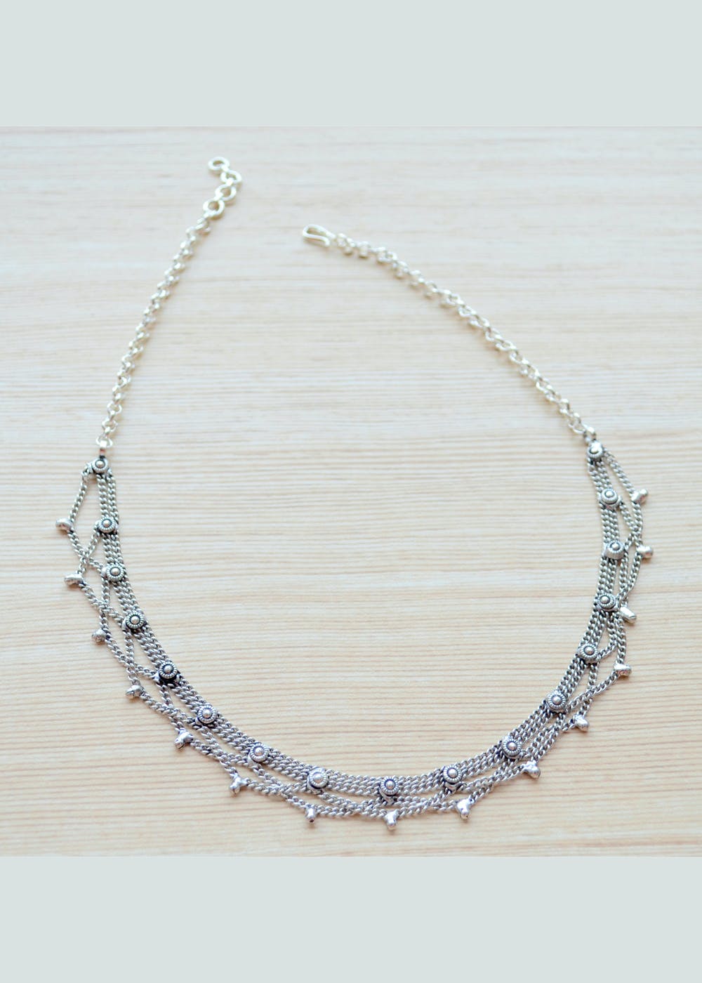 Gothic Name Choker Necklace in Sterling Silver - MYKA