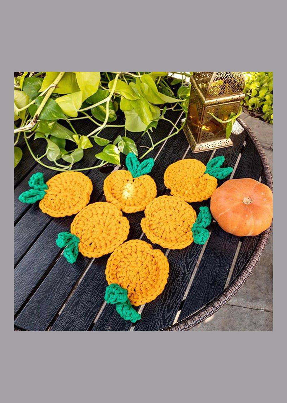 Pumpkin Coasters - Pack of 6