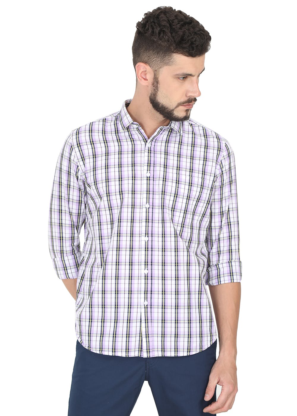 get-purple-black-checkered-casual-shirt-at-649-lbb-shop