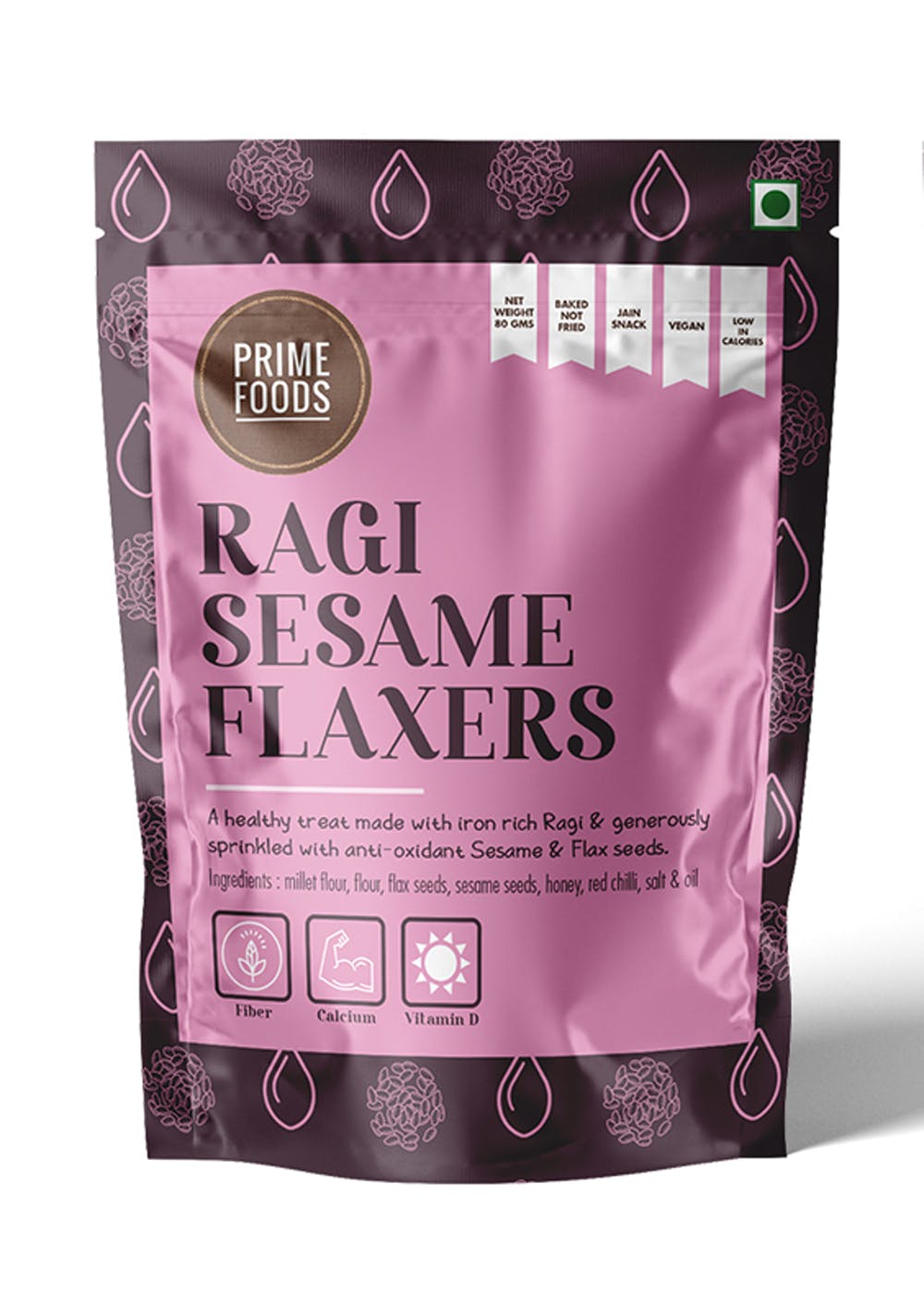 Ragi Sesame Flaxers- Pack of 2- 160gm