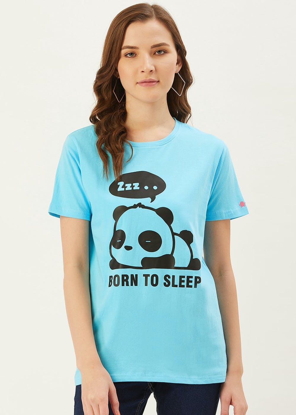 Get Sleep Panda Light Blue T-Shirt at ₹ 549 | LBB Shop