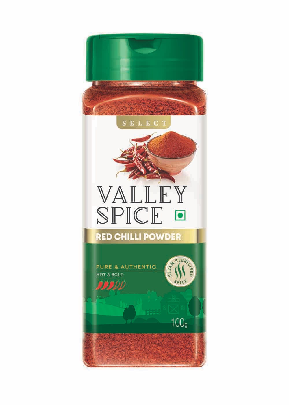 Get Red Chilli PowderHot & Bold Select 100g Pack of 2 at ₹ 190