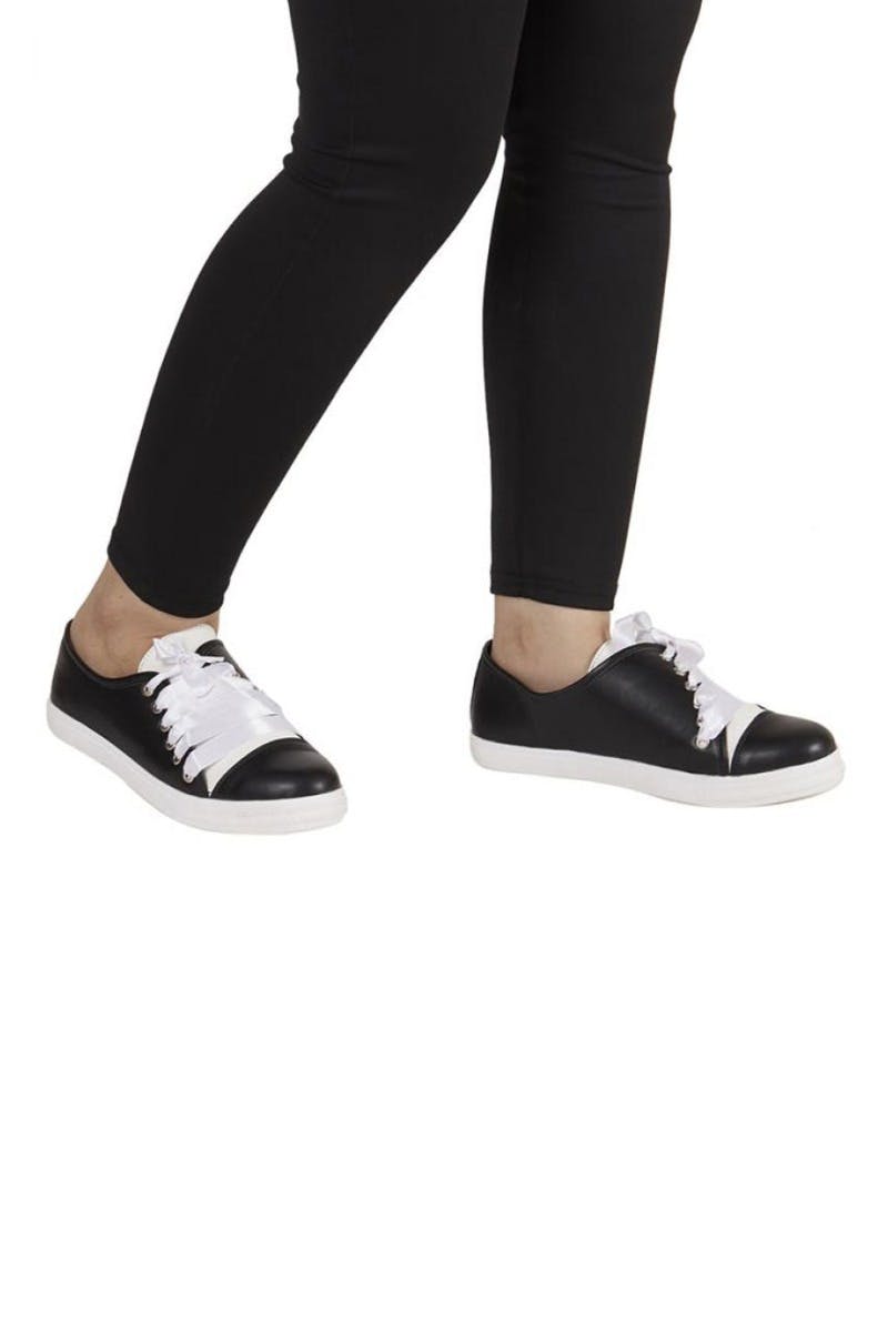 Glossy Lace Solid Sneakers