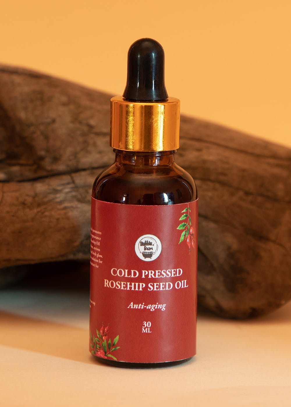 rosehip oil in belly button