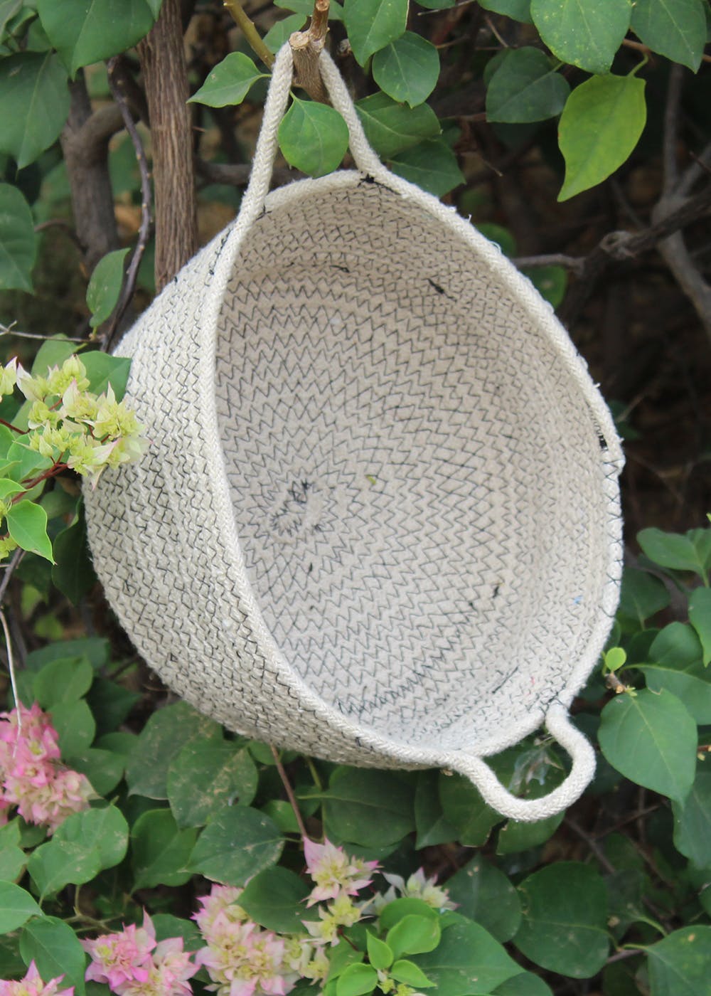 Get Cotton Braided Baskets with Thread Work at ₹ 690 | LBB Shop