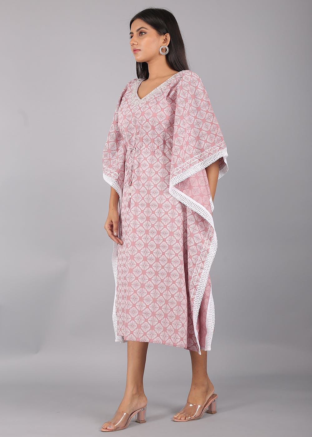 Printed Kaftan With Pants