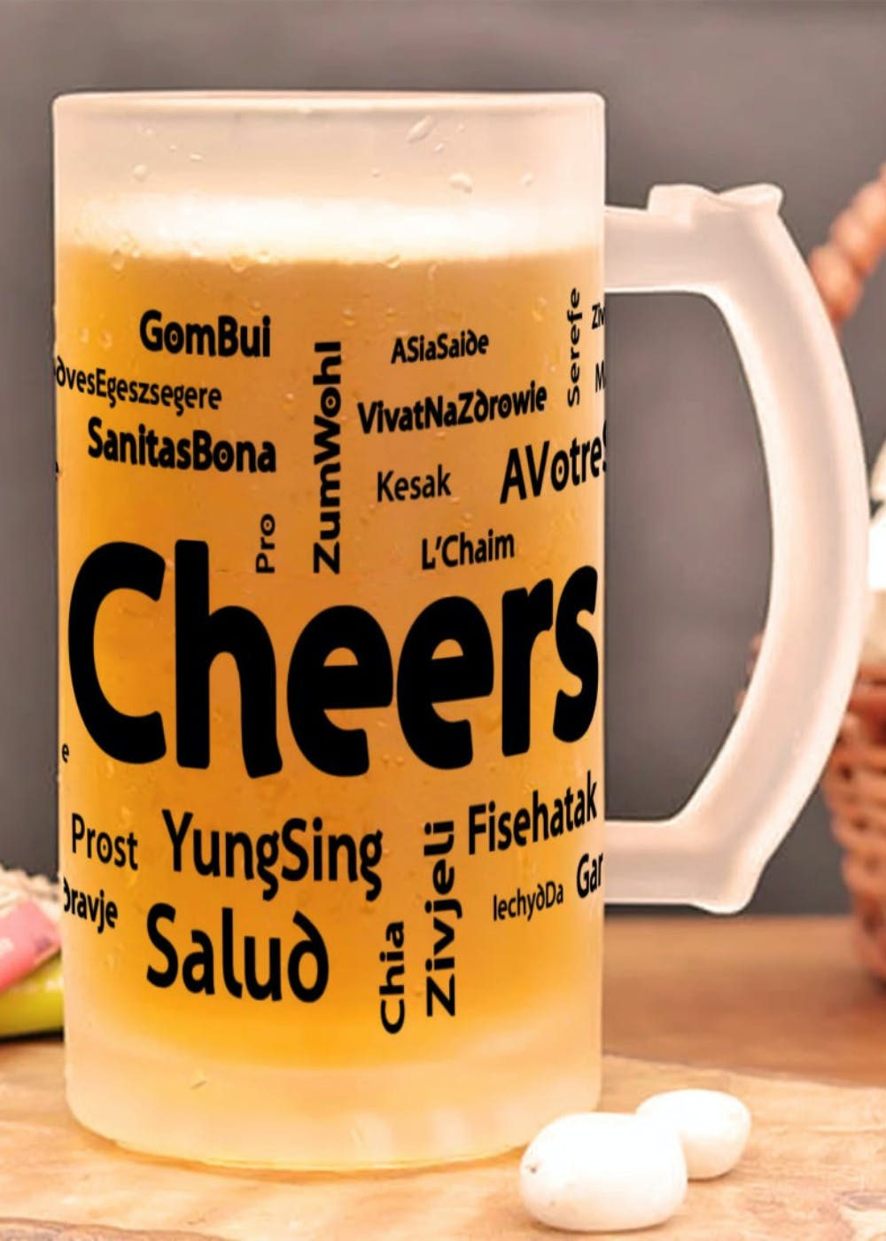 Get Beer Mug With Handle Cheers Funny Quotes At ₹ 599 Lbb Shop