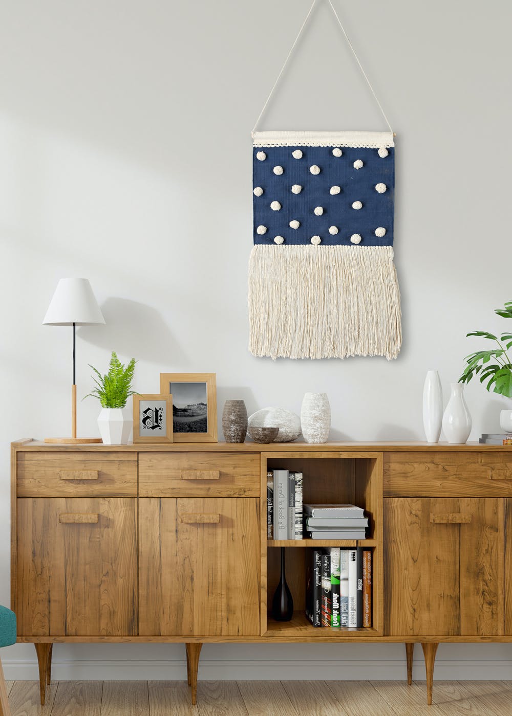 Handwoven Tufted Wall Hanging