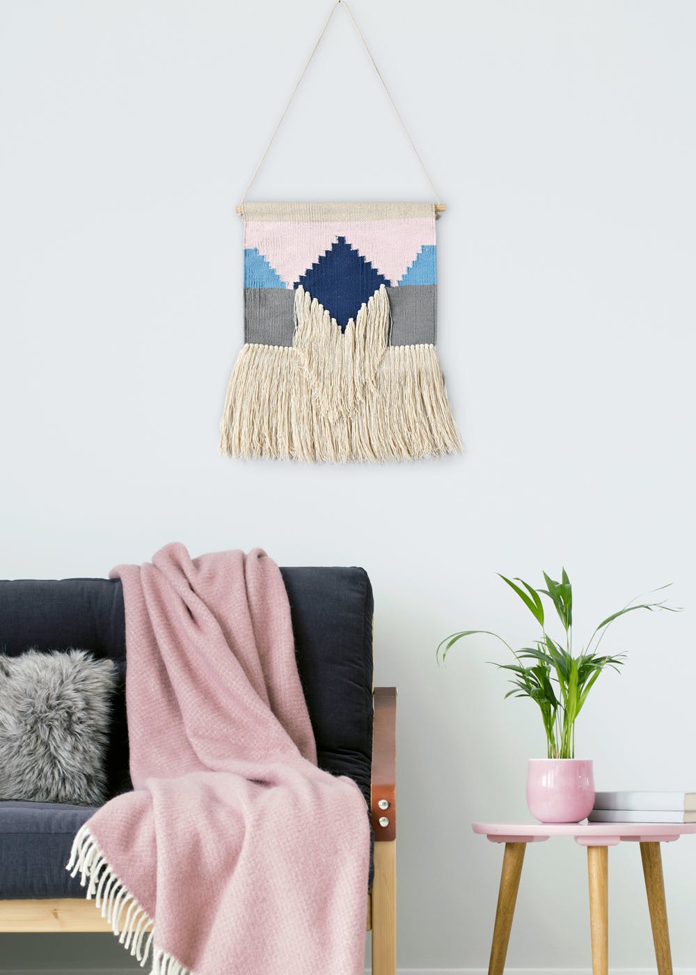 Get Handwoven Geometric Pattern Wall Hanging at ₹ 1200 LBB Shop