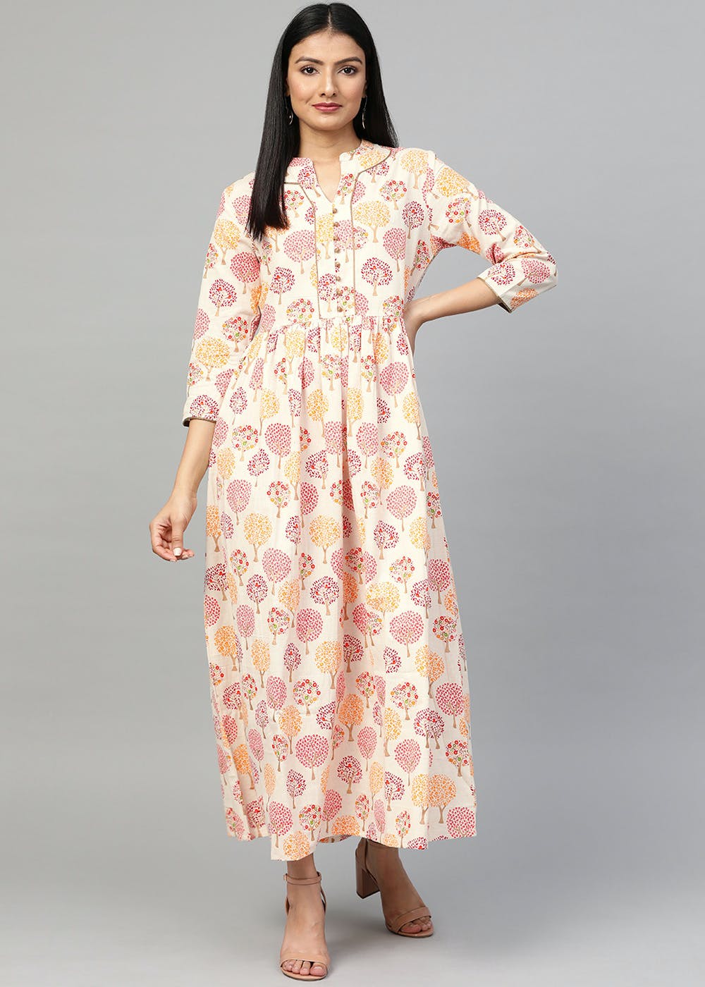 two piece ethnic dress