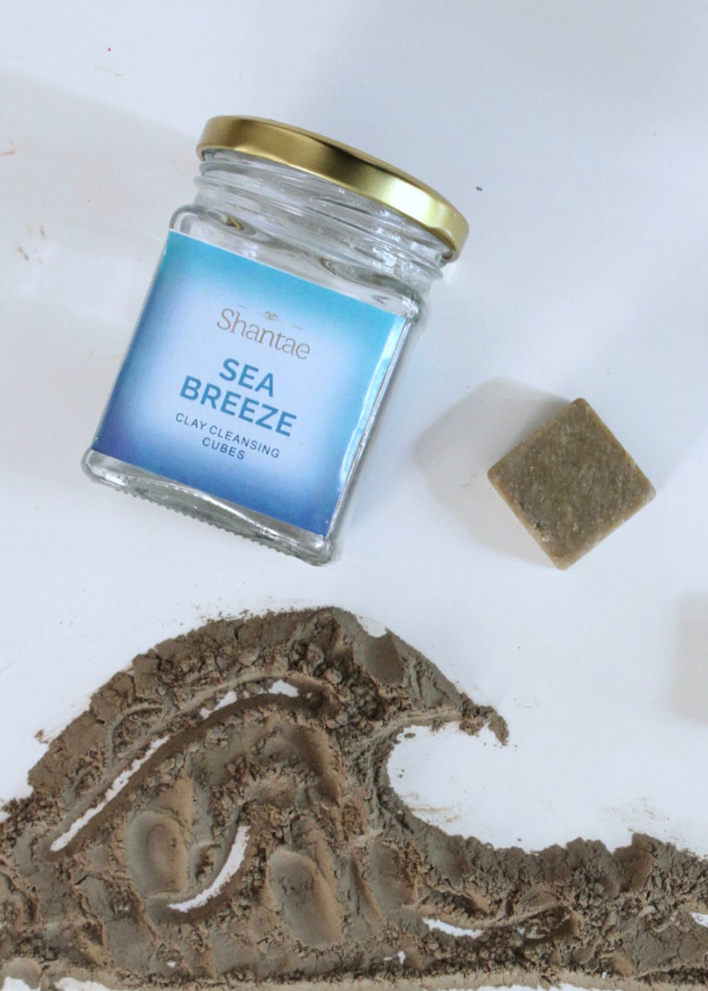 Clay Cleansing Cube-Sea Breeze - 75 gm