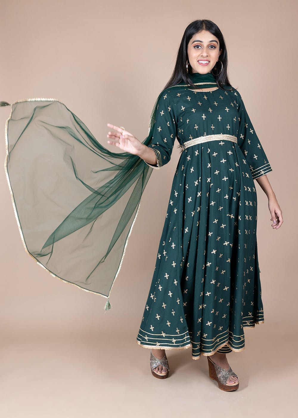 Myntra Kurta Set Haul | Sharara Set,Ethnic Maxi Dress,Anarkali | Myntra  Festive Wear Haul At 899₹ - YouTube