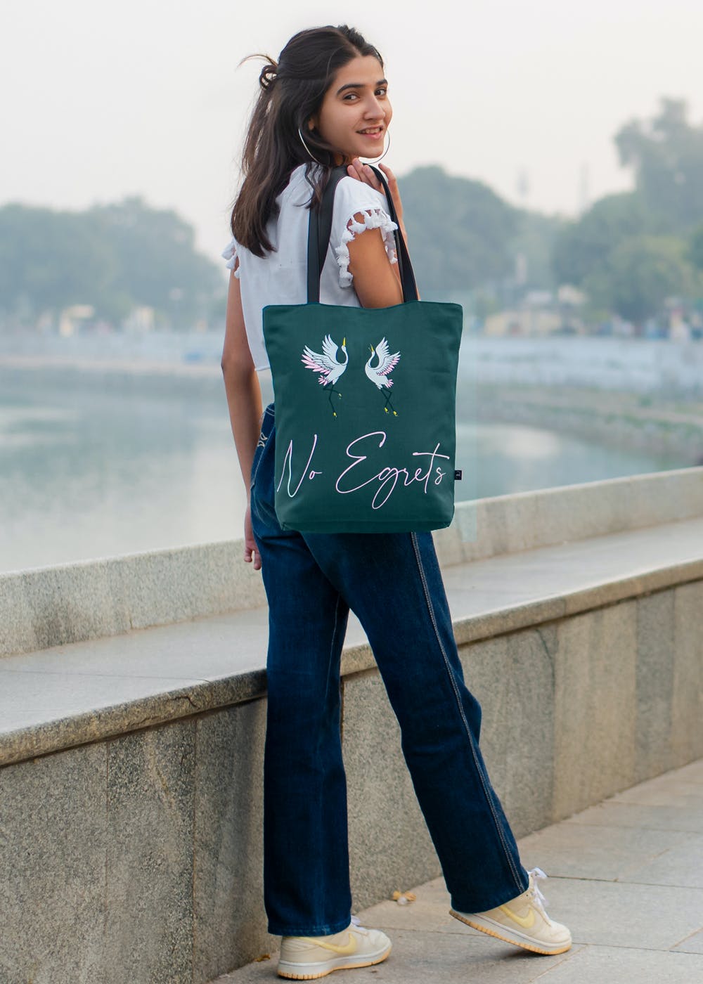 No Egrets Tote Bag