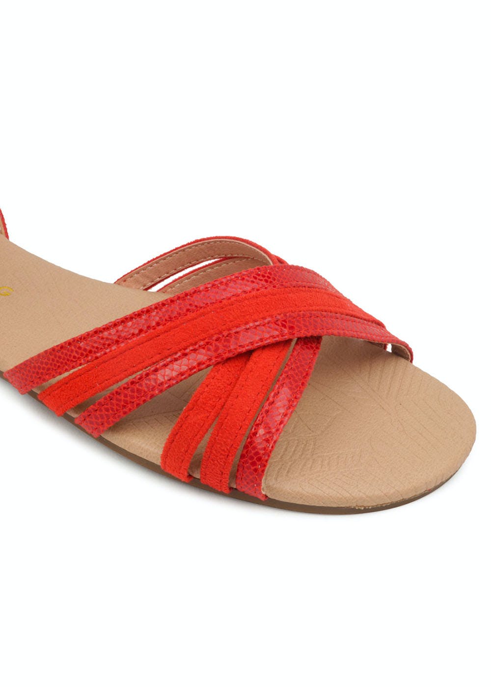 Boutique CHLOE Bright red leather multi-strap gladiator sandals NEW Retail  price 475€ Size 36.5