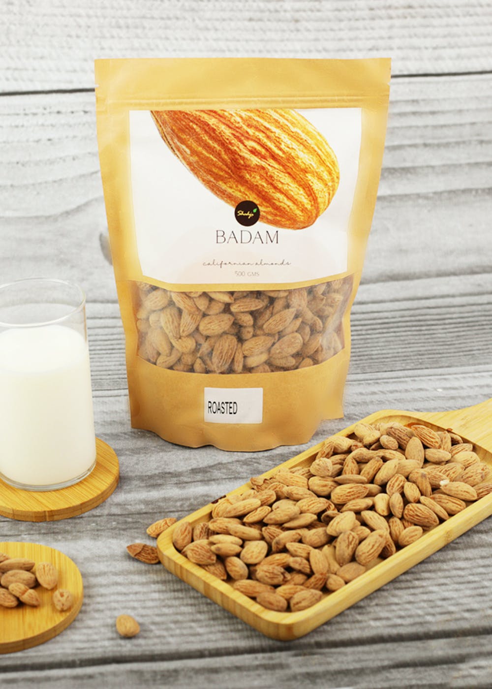 Get Premium Roasted Almond - 500 gm at ₹ 800 | LBB Shop