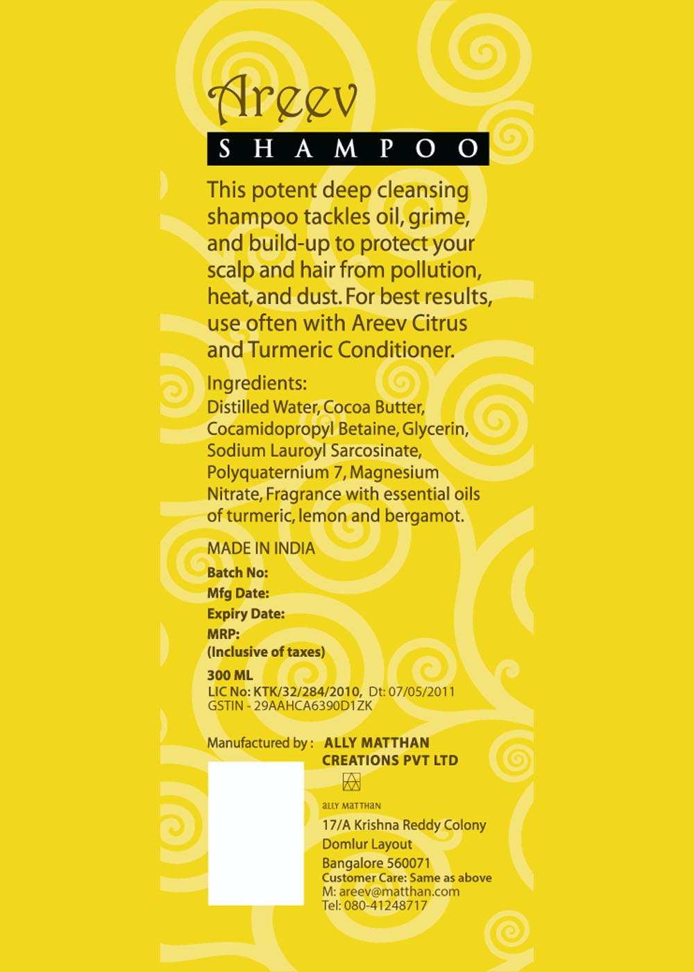 Get Citrus & Turmeric Shampoo (300ml) at ₹ 975 | LBB Shop