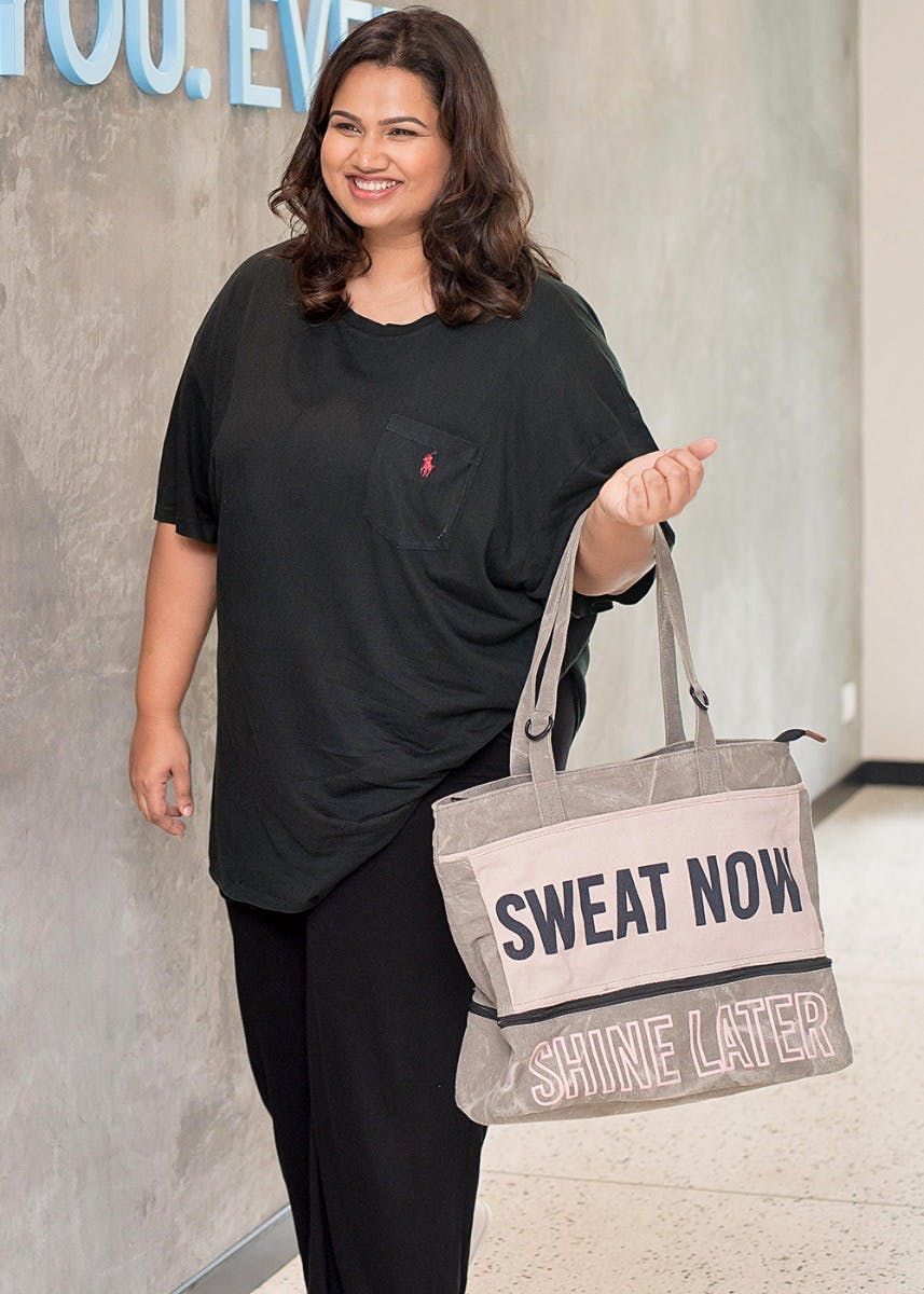 Sweat Now Shine Later Tote Bag