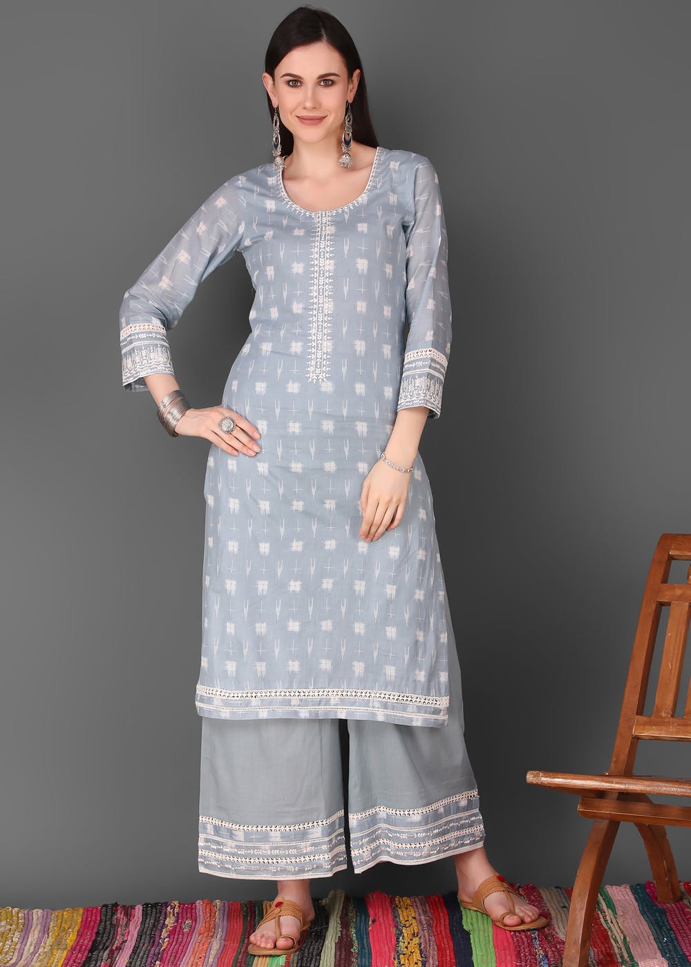 mulmul kurta set