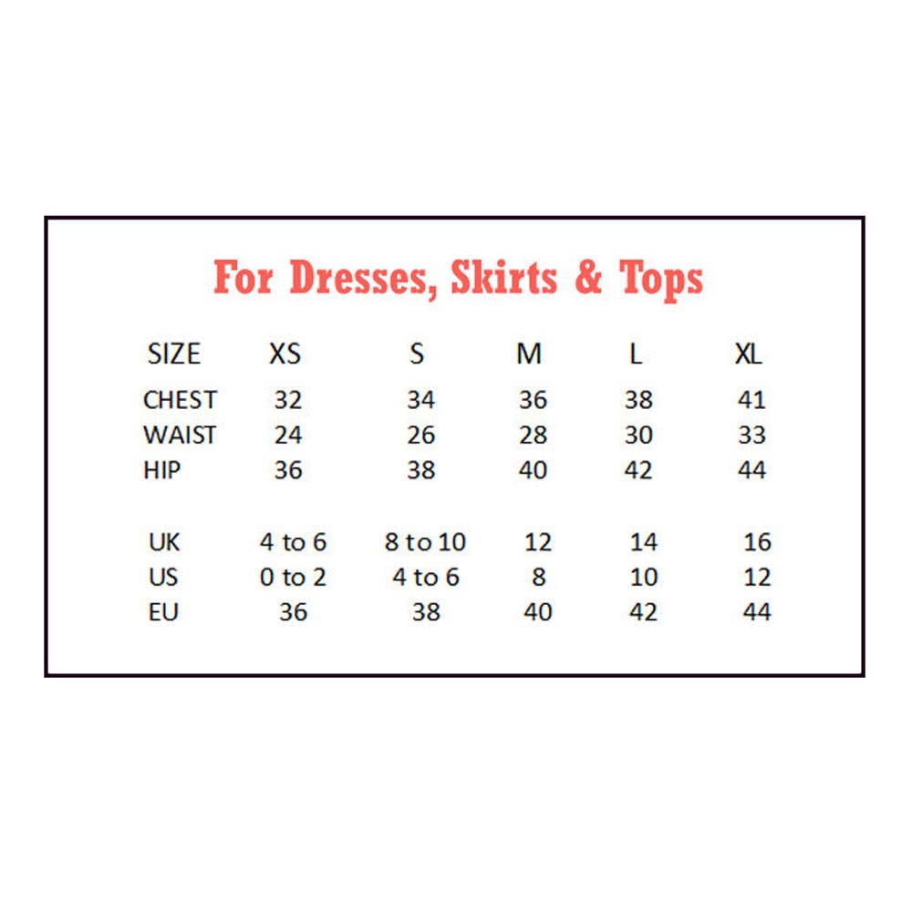 Xoxo Dress Size Chart