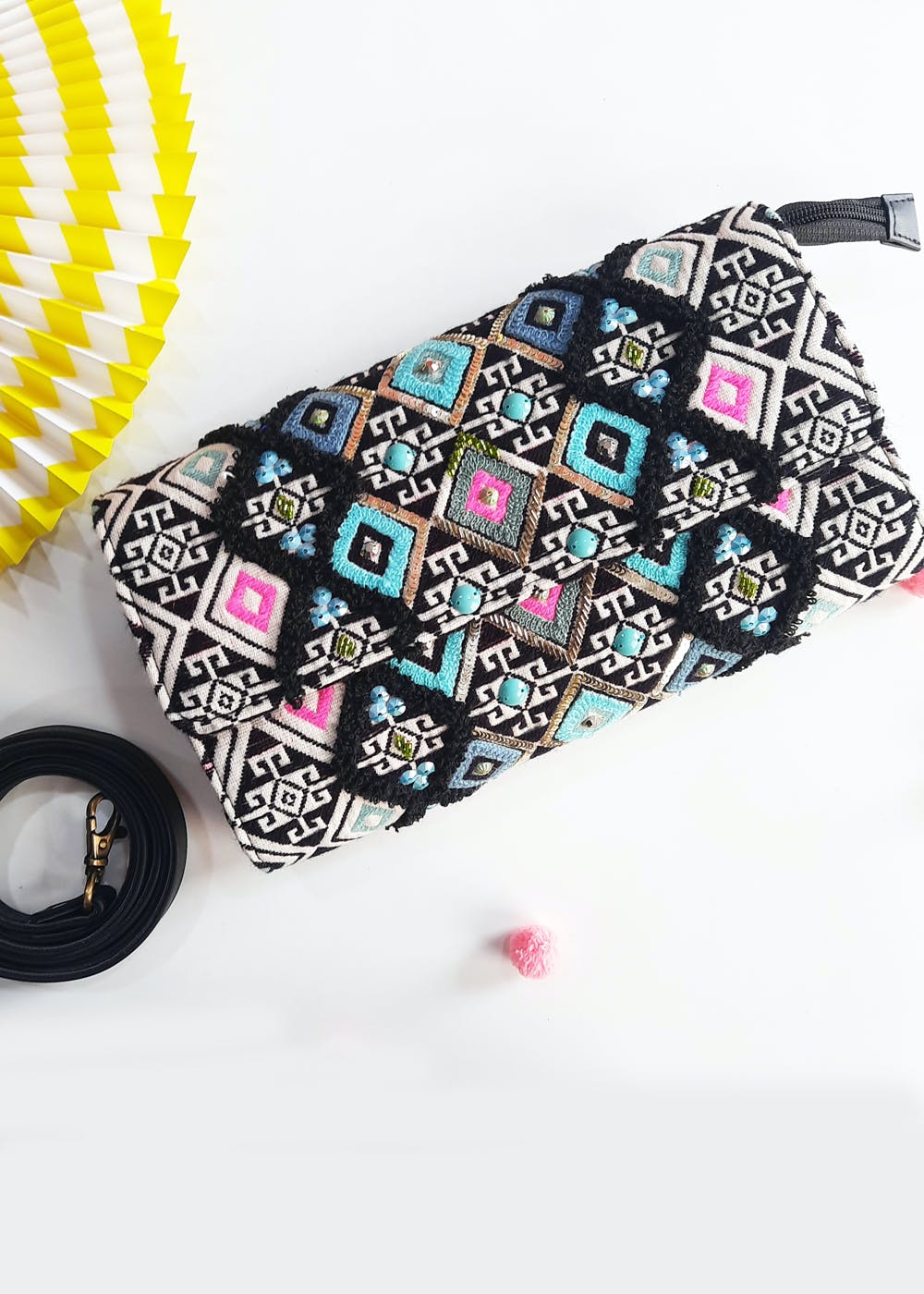 Get Chloe Embroidered Sling Bag at ₹ 1999 | LBB Shop