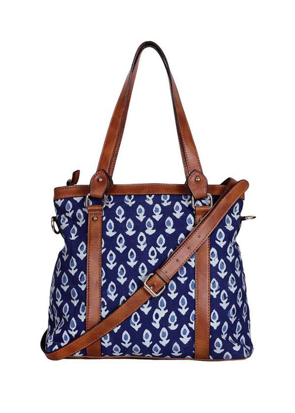 Blue Canvas Shopper's Bag