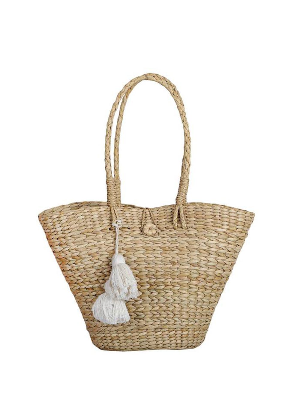 Boho Straw Tote Bag