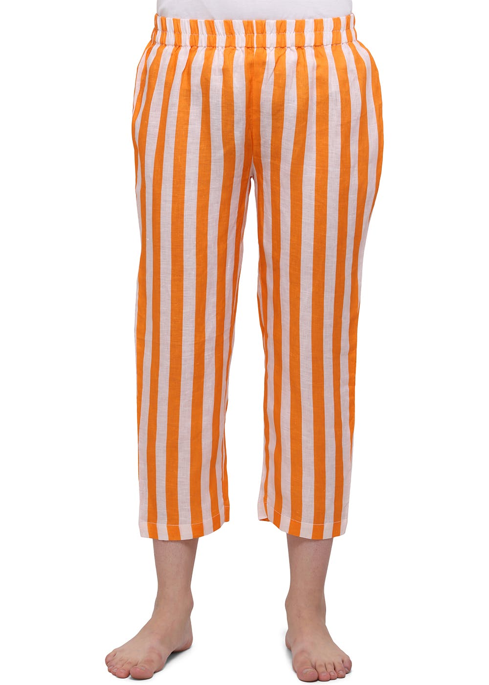 Orange & White Striped Pyjamas